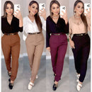 CALÇA ALFAIATARIA ACOMPANHA CINTO