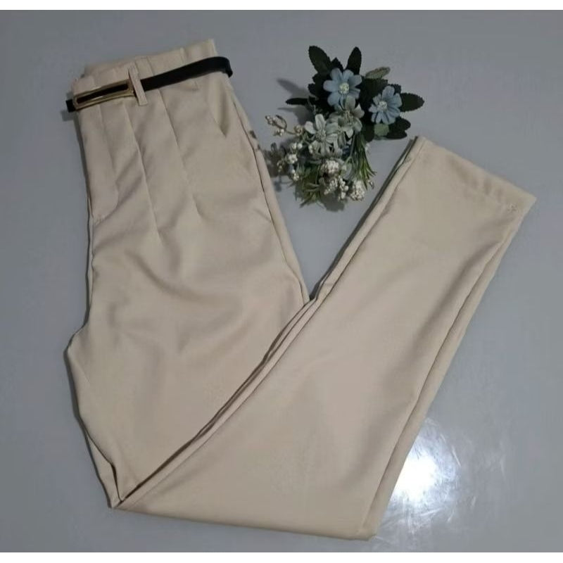 CALÇA ALFAIATARIA ACOMPANHA CINTO