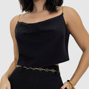 Cropped Blusinha Social Feminina Soltinha