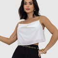 Cropped Blusinha Social Feminina Soltinha
