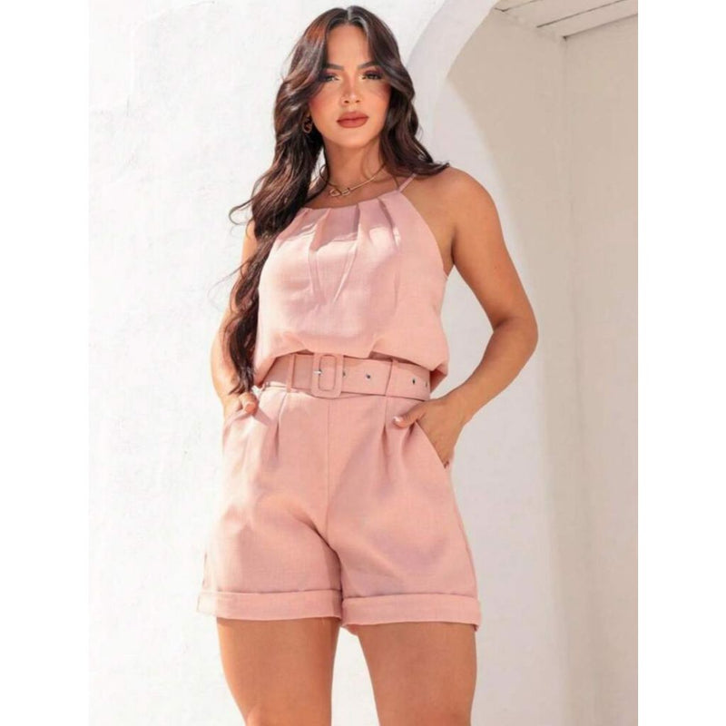 Conjunto Linhão Feminino Com Cinto